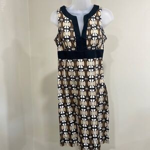 New York & Company abstract dress. Size 4 S small.  100% cotton